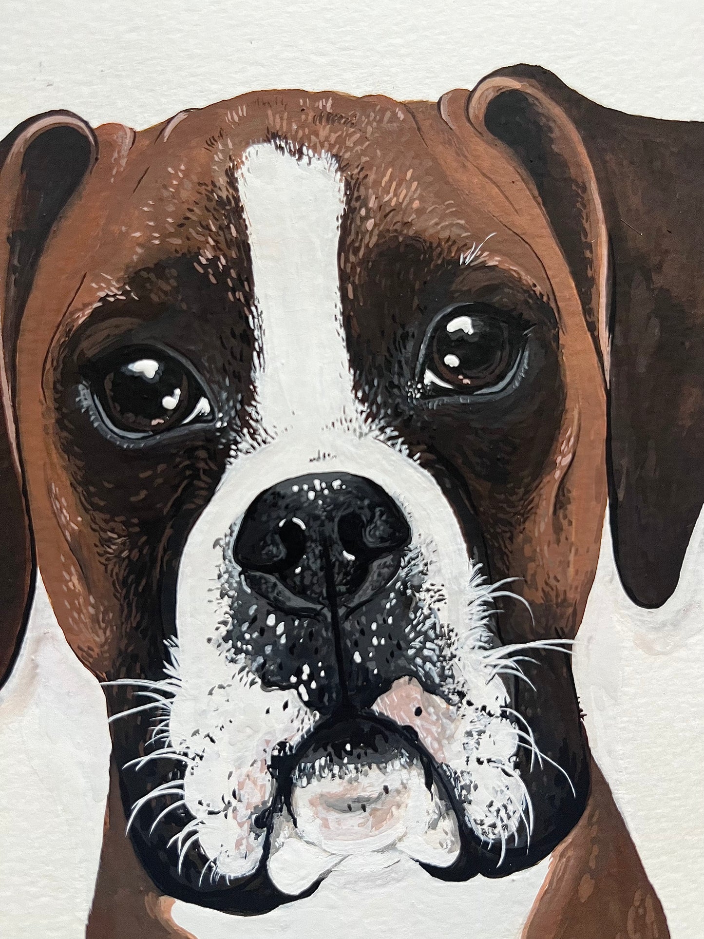 ORIGINAL BOXER PAINTING